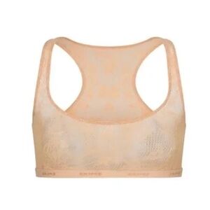 SKIMS KNIT LACE SCOOP NECK BRALETTE